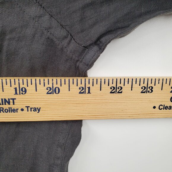 Faherty Laguna Linen Shirt Top Men Size Medium NWT Full Button Up Long Sleeve - Picture 14 of 16